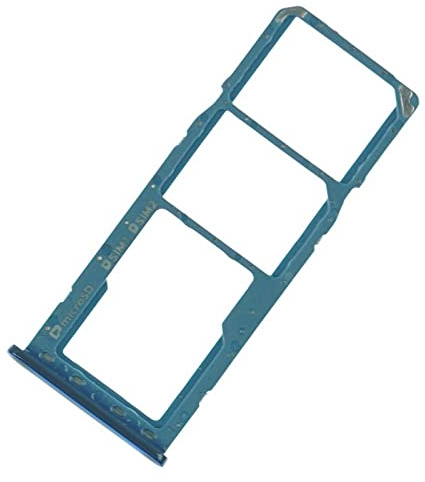 NG-Mobile Simkarten SIM Karten Tray Halter Schlitten Einschub für Samsung Galaxy A50 SM-A505F blau