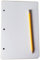 Nachfüllmine 200 Blatt - 3 Löcher - US Half Letter Size 5,5 x 8,5 Zoll 140 x 216 mm, dickes weißes Papier 120 g 3 Löcher