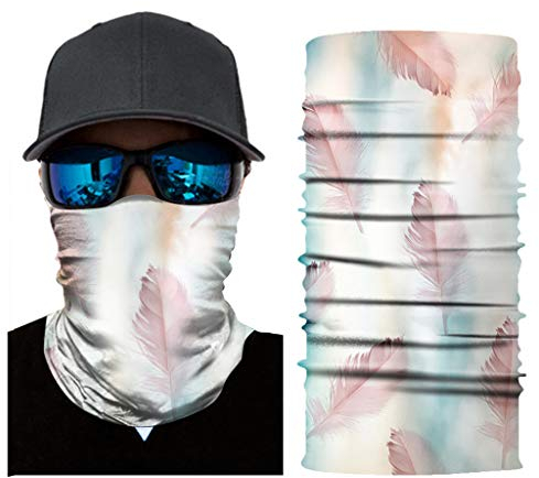 SALUCIA Herren Motorrad Bandana Biking Multifunktionstuch Schlauchtuch Bandana Lustig 3D Print Halstuch Dünner Schlauch Atmungsaktiv Damen Sport-Halstuch Schal Stirnband Face Scarf