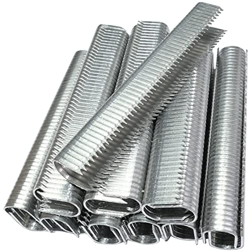 AERZETIX - Juego de 2000 grapas redondeado 10.0x7.7mm para cables y alambres tipo 36 en forma ''U'' - accesorio de grapado - para grapadora manual - en acero templado - C49647
