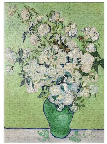 MyPuzzle Roses (1890) by Vincent Van Gogh - Premium 500 Teile Puzzle - MyPuzzle Sonderkollektion von Æpyornis