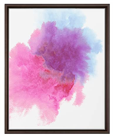 myposterframe Leinwand Canvas 29,7 x 42 cm Bilderrahmen Schattenfugenrahmen DIN A3 Eiche Dunkel