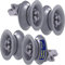 4 Pieces Dishwasher Wheels for Upper Basket Ø 31 mm with the Original Code 00611666 611666 00165313 165313 for Bosch for Siemens - MONTERAL