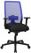 TOPSTAR Living Chair 10, ergonomischer Bürostuhl, Schreibtischstuhl, inkl. Multifunktions-Armlehnen, Body-Balance Tec-Gelenk, Stoff, (blau)