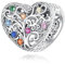 Charm Familie Perle Familienstamm baum des Lebens für Pandora Charm Armbänder Geschenk zum Jahrestag Feiertag Geburtstag 925er Sterlingsilber