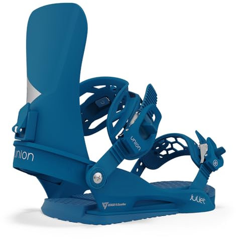 Union Juliet Fixations de snowboard pour femme, S, bleu