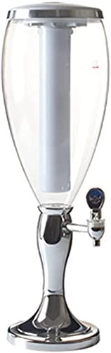 OUSIKA Getränkespender for Partys, Saftspender, Biergetränke- und Getränkespender mit Zapfhahn, Liter mit Eiskühler, Bierbier for Wasser Zapfanlage