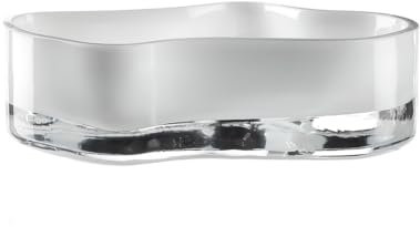 Ciotola Design Moderno, Piatto, ispirato Coral + Aalto, COR6WH