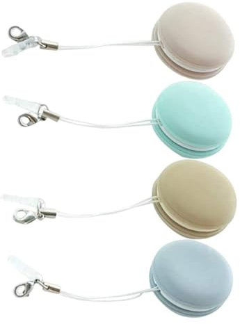 GALER 4PCS Macaron Phone Screen CleanerMacaron Cleaning Wipe Phone Screen Cleaner Computer Screen Cleaner WipesReusable Macaron Mobile Phone Screen Glass Cleaner ClothTool for TV Electronic Devices
