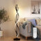 ELINKUME Lampadaire LED Dimmable, Lampadaire sur Pied Salon, Moderne Spirale Design 30W Lampe Salon avec Télécommande, Lampadaire sur Pied pour Salon, Chambre à Coucher et Bureau