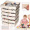 Xzunk Zxunk 6 Tray Sorter Sifter Box Used for Lego, Storage Sorter Brick for Lego Blocks, Gift for Lego Lover, Gift for Teens and Adults, 3 Different Size Sorter