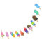 JOINPAYA 1 Set Party-dekoration Hängende Schnur-flagge Eiscreme- Banner Breite Eiscreme-sticks Schnur-flagge Für Geburtstag Hochzeit Urlaub Party-banner Zufälliger Stil