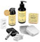Störtebekker® Premium Shower & Shave Essential Set - Rasierset & Duschset für Herren - mit Rasierhobel (Schwarz/Schwarz), Rasiergel, After Shave Balm, Alaunstein, festem Shampoo & Alu Seifendose