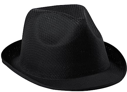 TIENDA EURASIA - Sombreros Fiesta | Pack 5 Sombreros para Fiesta Divertidos | 9 Colores Vivos | Medida 27 x 22 x 11 cm | Sombreros para Eventos, Fiestas, Despedidas, Bodas | (Negro)