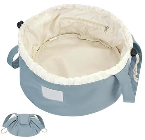 Lazy Kosmetikbeutel Mit Kordelzug, Kosmetiktasche, Damen Reise Schminktasche, Tragbarer Kosmetik-Organizer Für Verabredungen, Geschäftsreisen, Hochzeitsfeiern