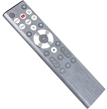 ERF6A80 Replace Voice Remote Control Compatible with Hisense 65U8N 85U8N 75U8N 65/75/85 Inch Class U8 A7 U9N 98UX Series Mini-LED ULED LED 4K UHD Google Smart TV 2024 Model