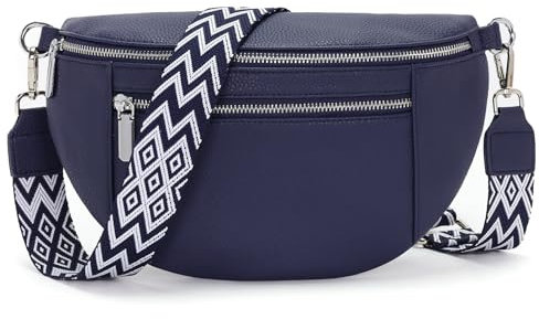 Zyig kleine handtasche damen umhängetasche damen klein bauchtasche damen crossbody bag damen Veganes Leder Verstellbarer Schultergurt