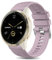 Vancle 18MM Bracelet Compatible pour Garmin Venu 3S/Venu 2S/Garmin Forerunner 265S/255S/255S Femme Homme, Silicone Bracelet pour Garmin Vivoactive 4S/Vivomove 3S (Violet, 18MM)