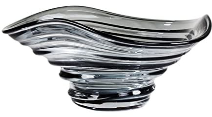 LXJBBD Large Glass Fruit Bowl - Decorative Tabletop Home Décor, Centerpiece Accessory for Coffee Table - Elegant Glass Bowl for Fruits and Snacks