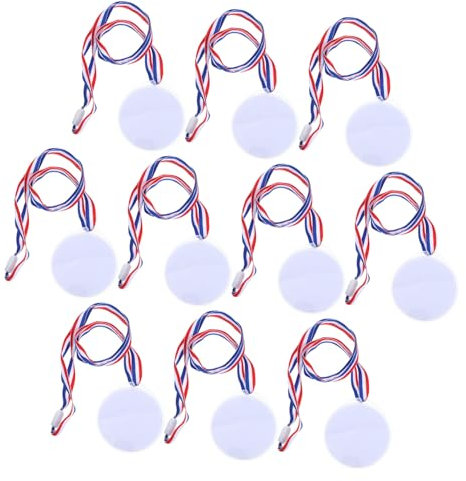 Gatuida 1 Satz Benutzerdefinierte Medaille Herausforderungsanzeige Kleiderbügel Einziehbarer Lanyard Steht Gesteckt Anhänger Klettband Belohnungspreis Kindermedaillen Abs 10 Stück