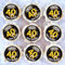 Blumomon 40Pcs Edible 40th Beer Happy Birthday Cupcake Toppers 40th Birthday Party Decorations Supplies Happy Birthday Party Cake Decorations
