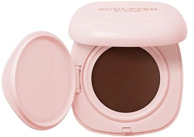 Cream Cushion Foundation from Sculpted by Aimee – Vegan, Buildable & Refillable Base, Soft Cushion Applicator & Mirror with SPF 30, Niacinamide, Vitamin E, and Bio-Technology