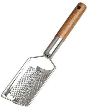 KESPER | Käsereibe mit Akazienholz-Griff – Edelstahl Reibe 24,7 cm | FSC®-zertifiziert | ideal für Käse, Gemüse & Schokolade | 28977