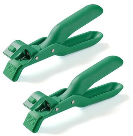 2Pcs Non-Slip Bowl Holder Clip Heat Resistant Anti Scald Clip Multifunctional Bowl Gripper Sturdy Silicone Hot Plate Gripper for Hot Bowl Dish Plate (Green)