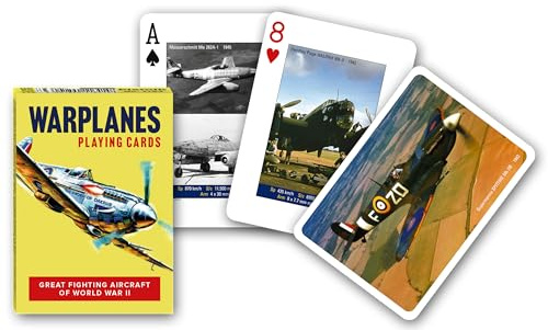 Piatnik 1164 - Warplanes Kartenspiel 55 Blatt