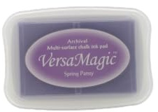 Tsukineko Versamagic Chalk-Finish Ink Pad - Spring Pansy
