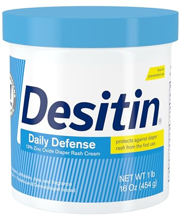 Desitin Daily Defense Diaper Rash Cream, 13% Zinc Oxide, 16 oz