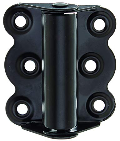 Alberts 839994 Scharnier | selbstschließend | schwarz kunststoffbeschichtet | 70 x 65 x 22 mm | 6er Set