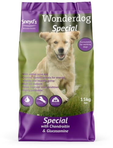 Wonderdog Special Dry Dog Food with Joint Care & Herb Blend | Complete Nutrition for Active & Working Dogs | 15kg