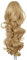 Prettyland - DH254 45cm Klammer gewellt Pferdeschwanz Zopf Haarverlängerung Haarteil- hell Aschblond (BL20)