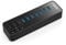 Anker 10 Port 60W Datenhub USB 3.0 7-Port mit 3 PowerIQ Ladeports, kompatibel mit MacBook, Mac Pro/Mini, iMac, XPS, Surface Pro, iPhone 7, 6s Plus, iPad Air 2, Galaxy Series, Mobile HDD, und weitere