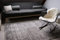 floor factory Moderner Teppich Lounge grau 160x230cm - edler Designer Teppich im Vintage Look