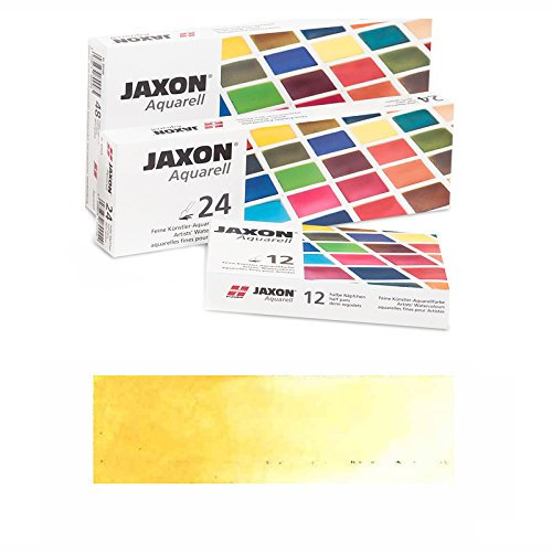 Honsell NEU Jaxon Aquarellfarbe, 1/2 Napf, Neapelgelb