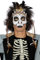 shoperama Voodoo Stirnband mit Totenköpfen Knochen und Federn Kostüm-Zubehör Kopfschmuck Kopfband Halloween Indianer