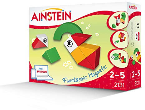 AINSTEIN 2131 - Liebe Haustiere, 11 einzigartige Magnetbausteine fördern optimal die Kreativität von Kindergartenkindern
