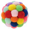 Katze Spielzeug Ball handgemachte Bunte Plüsch Hüpfball mit Katzenminze interaktive Glocke Spielzeug für Katzen Kätzchen Training Spielen Kauen(S)