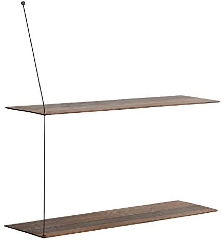 Woud - Stedge Wandregal 80 cm, Eiche geräuchert