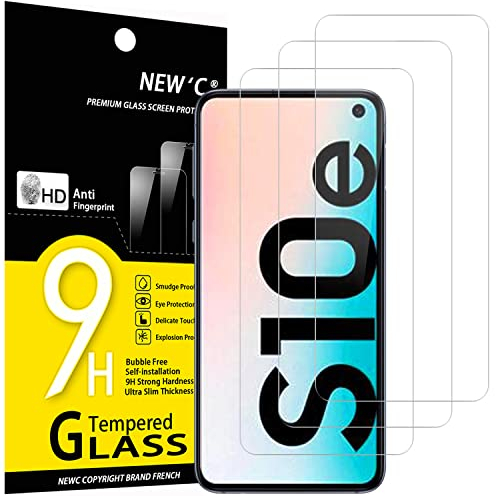 NEW'C 3 Stück für Samsung Galaxy S10e für Panzerglas, Frei von Kratzern, 9H Härte, HD Displayschutzfolie, 0.33mm Ultra-klar, Ultrabeständig
