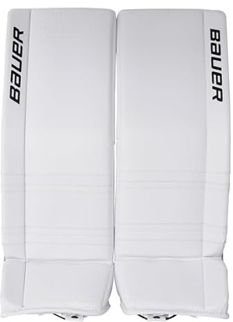Bauer GSX Goalie Schienen Senior, Größe:L, Farbe:Weiss