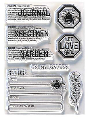 Elizabeth Craft Designs Transparenter Stempel für den Garten.