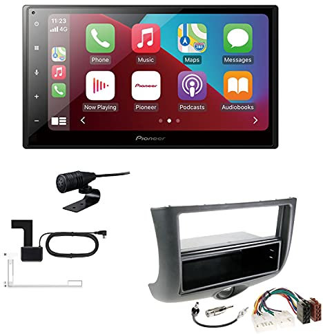 Pioneer SPH-DA160DAB 2-DIN Autoradio CarPlay Android Auto Bluetooth DAB USB passend für Toyota Yaris Verso schwarz 1999-2003
