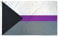 AZ FLAG - Drapeau Demisexualité - 90x60 cm - Drapeau Lgbt - Demisexuel 100% Polyester Avec Oeillets Métalliques Intégrés - Pavillon 50 g