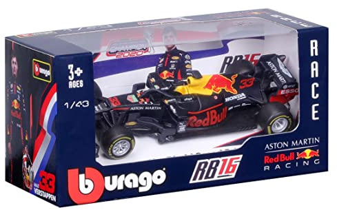 Car Model 1/43 Red Bull Honda RB16 No.33 Formel 1, GP Abu Dhabi Winner 2020m Bburago