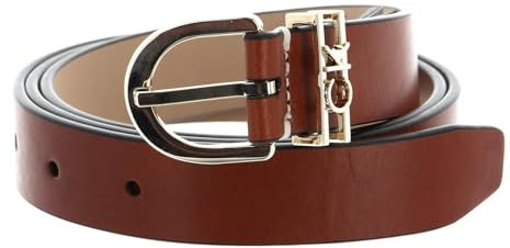 Calvin Klein Leder Gürtel CK Must CK Loop Belt 25mm W115 Cognac braun