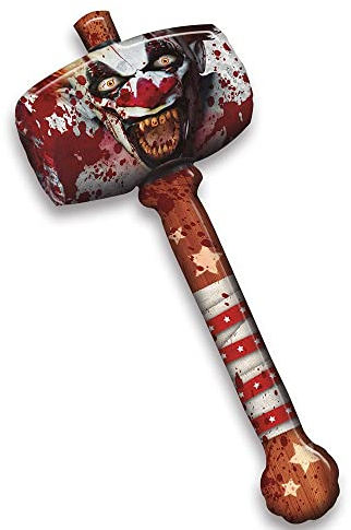 FIESTAS GUIRCA | Martello Gonfiabile da Clown (90 cm) - Accessorio Divertente per Costume da Circo e Halloween - Ideale per Feste di Clown e Celebrazioni - Per Bambini e Adulti - Multicolore