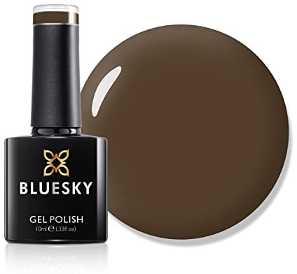 BLUESKY Gel Polish, AW22, In The Brown Rhythm - AW2223, Brown, Mocha, Walnut, Chocolate, Long lasting, Chip Resistant, 10 ml (Requires Drying Under UV LED Lamp)